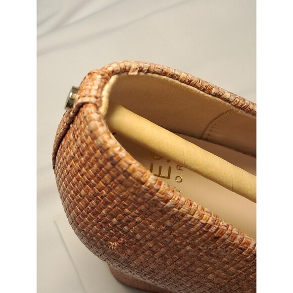 NEW Jones New York Candyn Cognac Raffia Pointed Toe 2.5" Block Heel Size 8.5M - Picture 13 of 13